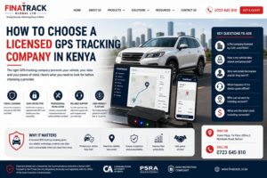 How to Choose a Licensed GPS Tracking Company in Kenya Before Trusting Them With Your Vehicle